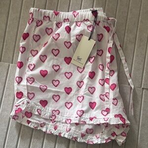 Printfresh Ruffle Shorts in Candy Hearts